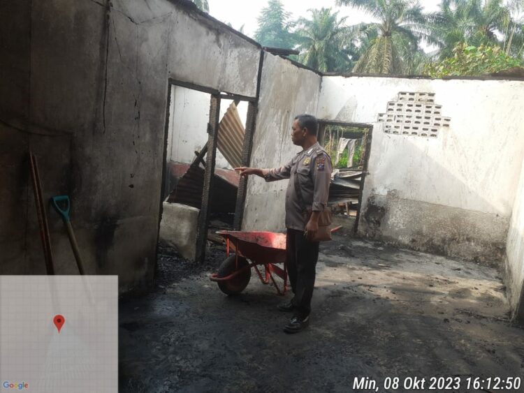 Dilahap Sijago Merah, Rumah Permanen di Huta Bah Joga Simalungun Ludes Terbakar