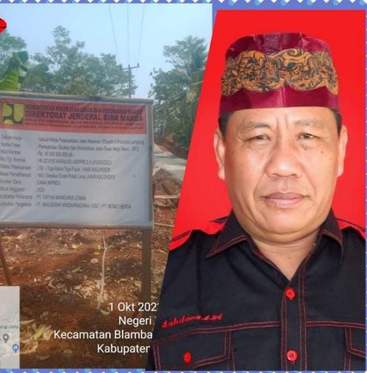 Dikeluhkan Warga, Anggota DPRD Provinsi Lampung Sahdana Segera Tinjau Pembangunan Jalan Provinsi Negeri Baru Rebang Tangkas Dikeluhkan Warga, Anggota DPRD Provinsi Lampung Sahdana Segera Tinjau Pembangunan Jalan Provinsi Negeri Baru Rebang Tangkas