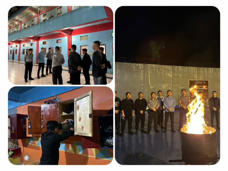 Lapas Narkotika Kelas IIA Pematangsiantar Gelar Razia Rutin, Ditemukan Sajam, Sendok, Kawat dan Gunting Kuku