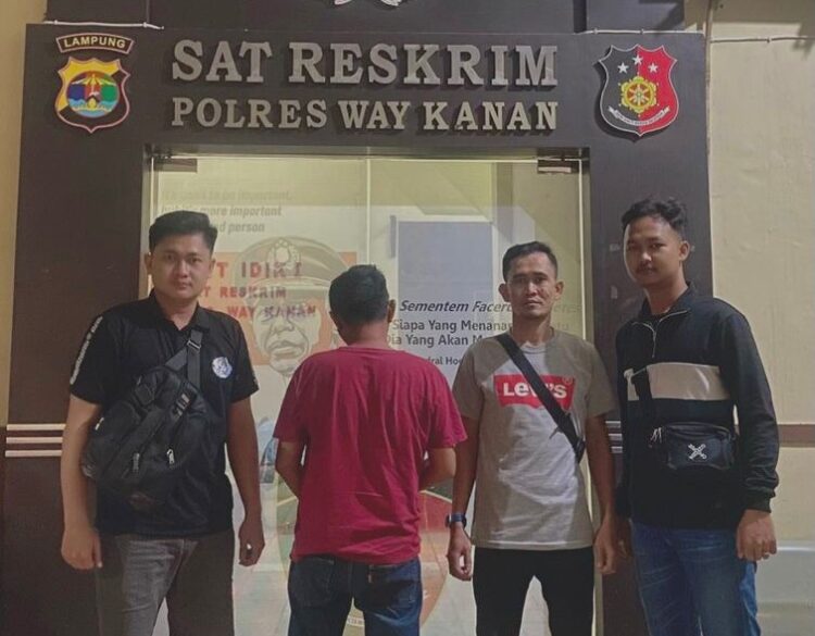 Diduga Cabuli Anak di Bawah Umur, Seorang Pelaku Asal Kecamatan Sukarame Diringkus Polres Way Kanan