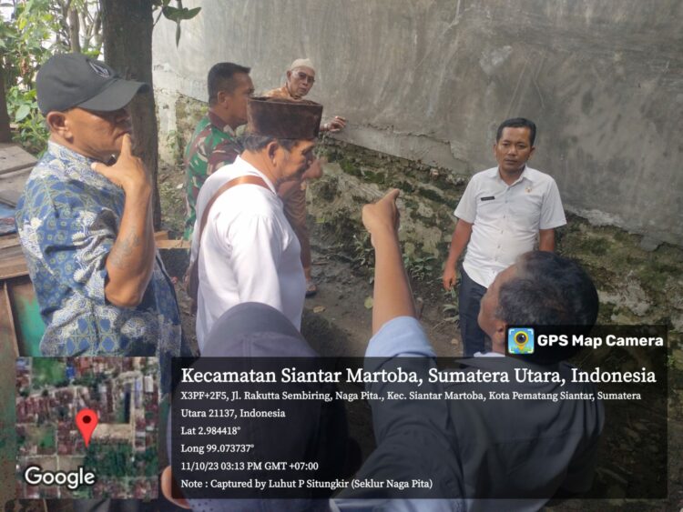 Bhabinkamtibmas Nagapita Mediasi Keluhan Warga Atas Bangunan Perumahan Puri Dimensi