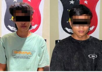 2 Pemuda Diringkus Polsek Banjit Akibat Keroyok Rekan Sendiri