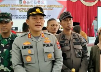 Samakan Persepsi, Polres Simalungun Menggelar Deklarasi Pemilu Damai 2024 Bersama Forkopimda