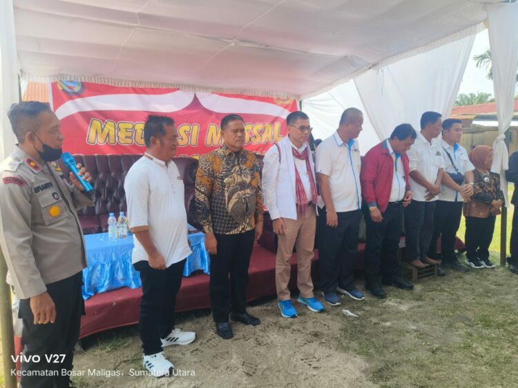 Polres Simalungun Berhasil Restoratif Justice 18 Tersangka di Polsek Bosar Maligas