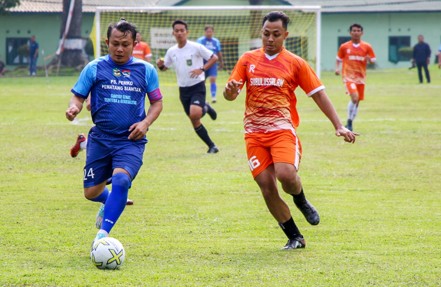 Pertandingan Bola Persahabatan APEKSI, PS Pemko Pematang Siantar Tahan Imbang Pemko Subulussalam