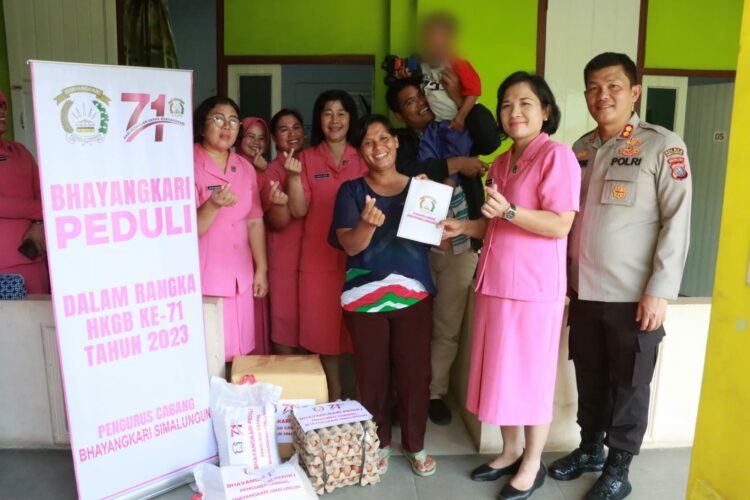 HKGB ke-71, Bahyangkari Simalungun Salurkan Bantuan untuk Korban Kekerasan Anak 