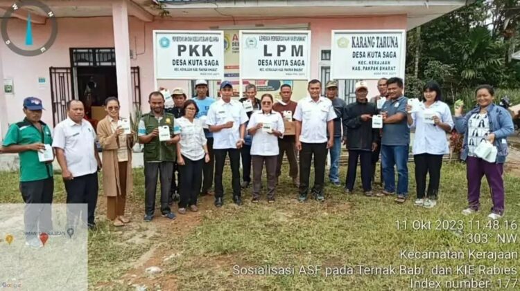 Pemkab Pakpak Bharat Adakan Sosialisasi ASF Ternak Babi di Kecamatan Kerajaan