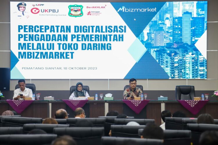 Wali Kota Siantar Buka Kegiatan Percepatan Digitalisasi Pengadaan Pemerintah Melalui Toko Daring Mbizmarket Wali Kota Siantar Buka Kegiatan Percepatan Digitalisasi Pengadaan Pemerintah Melalui Toko Daring Mbizmarket