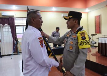Kapolres Siantar Kukuhkan Pengurus Pokdar Kamtibmas Bhayangkara Masa Bakti 2023–2027