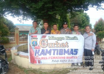 Polsek Siantar Timur Gelar Minggu Kasih Curhat Kamtibmas