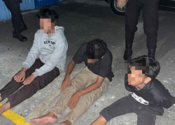 Personil Samapta Polres Siantar Amankan Tiga Remaja Diduga Terlibat Tawuran