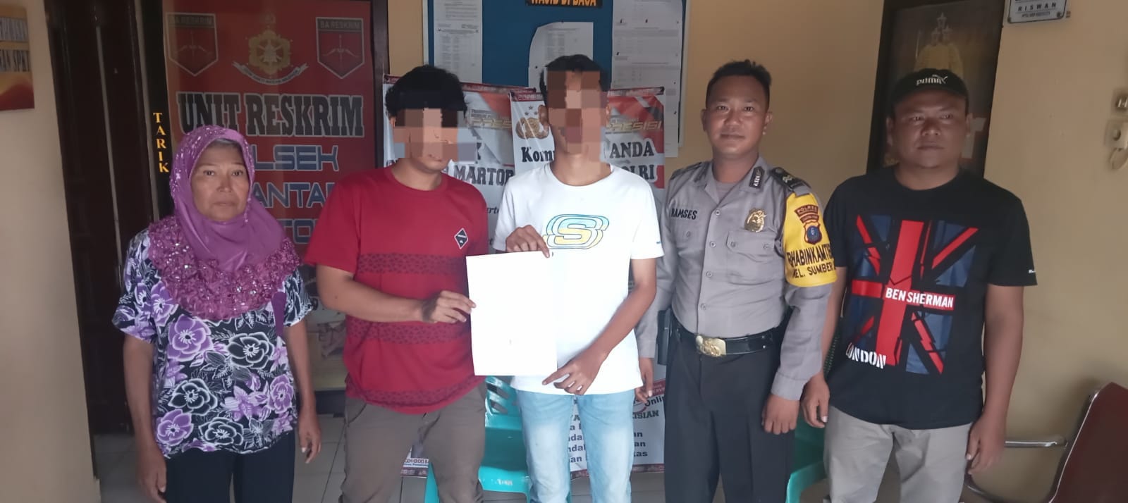 Kasus Penggelapan HP di Kelurahan Naga Pita Berhasil Dimediasi Polsek Siantar Martoba 