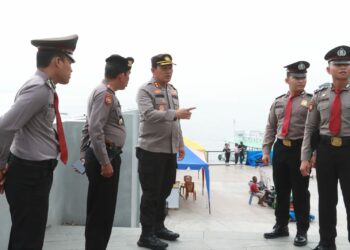 Kapolres Simalungun Cek dan Kontrol Patroli di Parapat Pastikan Wisatawan Merasa Nyaman