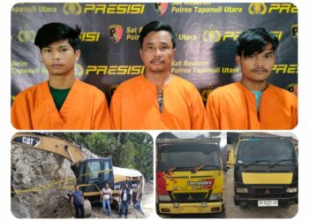 Tidak Mengindahkan Himbauan, Pengusaha dan Pengangkut Tambang Illegal Diamankan Polres Taput 