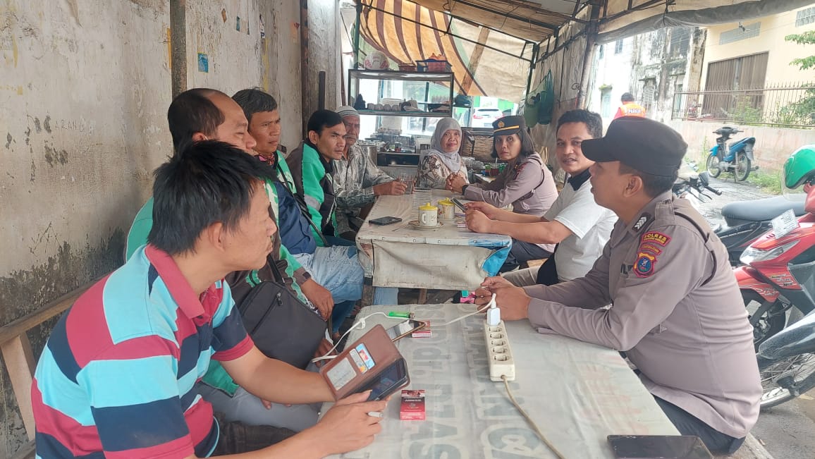 Sat Binmas Polres Siantar Himbau Masyarakat Saling Menjaga Kondusifitas Keamanan Pada Pemilu 2024