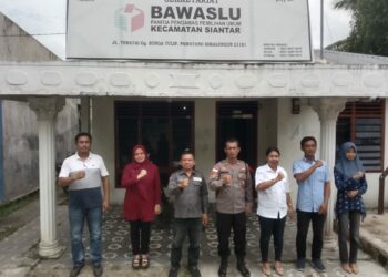 Kapolsek Bangun Koordinasi dengan Panwaslu Siantar untuk Sukseskan Pemilu 2024