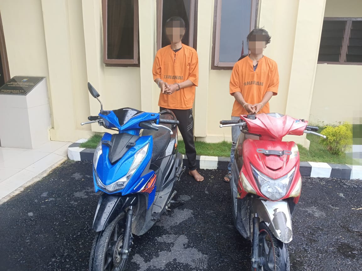 Sindikat Curanmor Diungkap Polres Taput, 2 Pelaku Diringkus