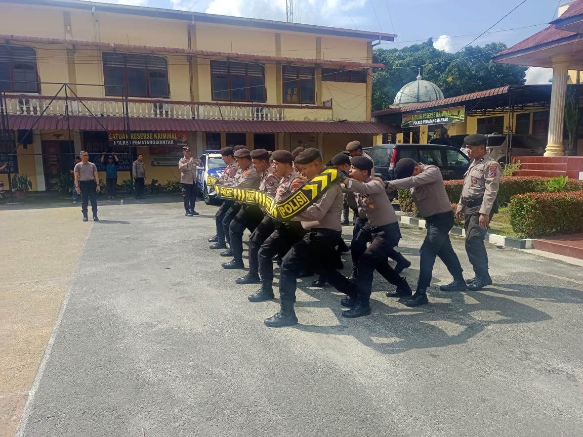 Jelang Pemilu 2024, Sat Samapta Polres Siantar Rutin Latihan Pengendalian Massa