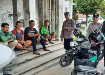 Sat Binmas Polres Siantar Bekali Ojol Tentang Bahaya Narkoba
