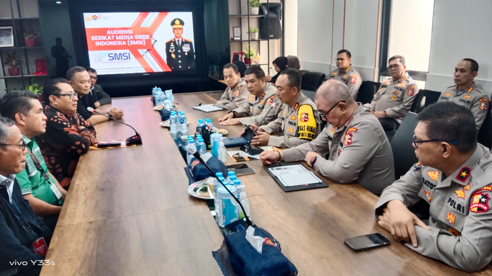 Humas Polri dan SMSI Perkuat Kolaborasi Wujudkan Pemilu Damai