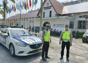 Satgas III Sub Satgas Patroli Laksanakan Patroli Kantor KPU Dan Bawaslu