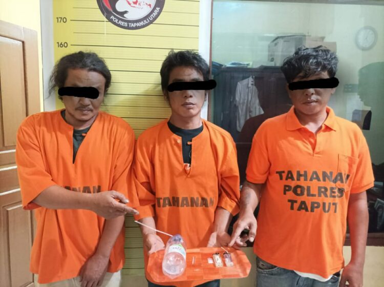 3 Pemuda Tarutung Diringkus Sat Narkoba Polres Taput Lagi Pesta Narkoba