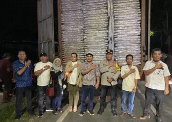 Kapolres Siantar Tinjau Pendistribusian Logistik Pemilu Ke KPU