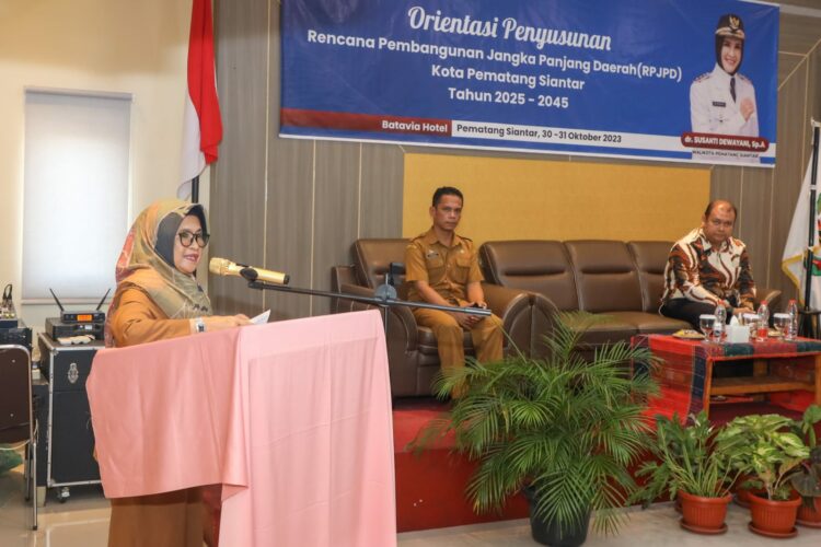 Wali Kota Hadiri Kick Off Meeting dan Orientasi RPJPD Kota Pematang Siantar