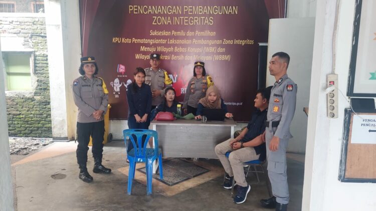 Polres Pematang Siantar Laksanakan Patroli Rutin Ke KPU