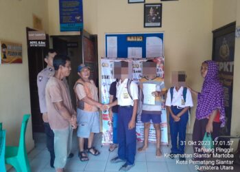 Polsek Siantar Martoba Mediasi  Pencurian Klengkeng Dengan Problem Solving