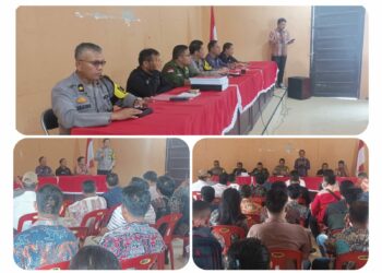 OMB 2023-2024, Polres Taput Gelar  Cooling Systim Bersama Kepala Desa,  Tokoh  dan Ormas di Siatas Barita  