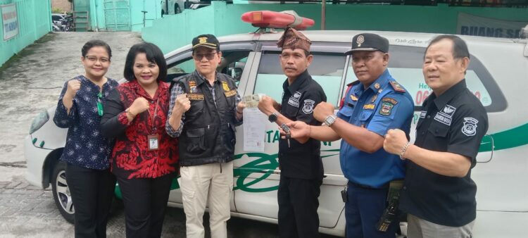 Bankom Raya Siantar Simalungun Diperkuat dengan Mobil Ambulance Baru