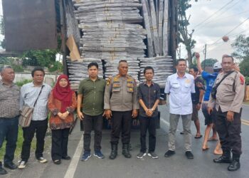 Polres Pematang Siantar Kawal Penerimaan Logistik Pemilu 2024 
