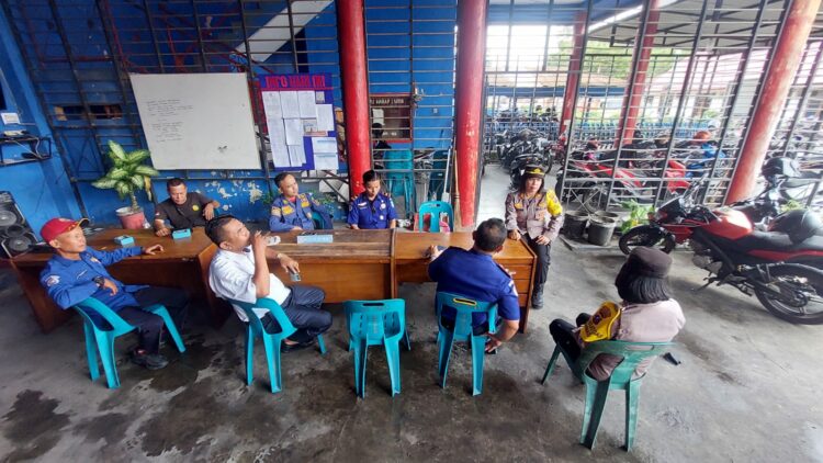 Satgas 1 Preemtif OMB Toba Polres Siantar Ajak Masyarakat Ciptakan Pemilu Damai