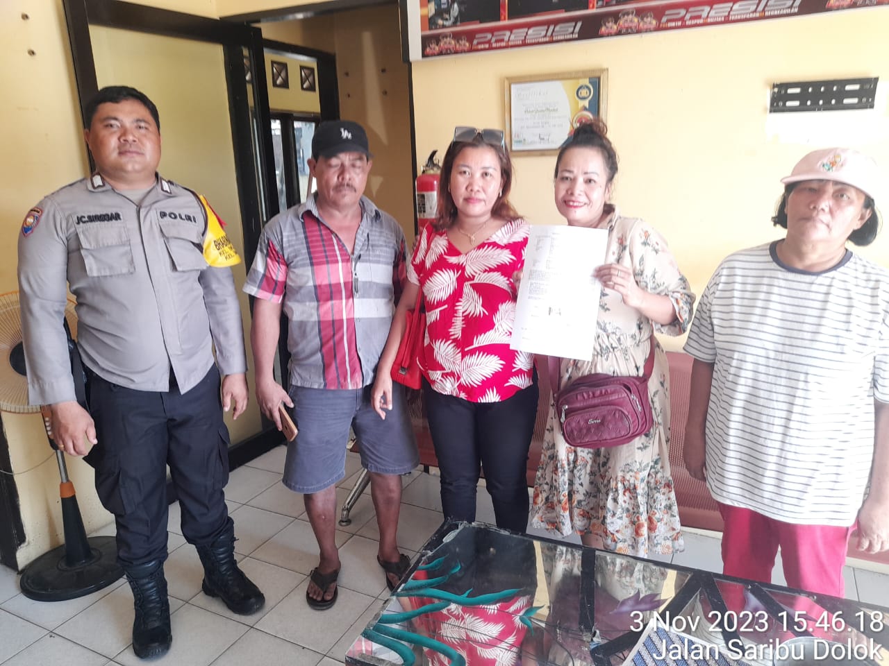 Polsek Siantar Marihat Berhasil Mediasi Kasus Pencemaran Nama Baik di Facebook