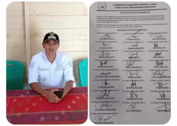 25 Kades se-Kecamatan Sipahutar Sepakat Tutup Judi Dan Apresiasi Penindakan Polres Taput 