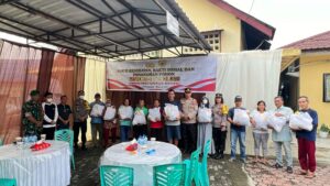 Polres Siantar Gelar Baksos, Bakkes dan Penananam Bibit Pohon