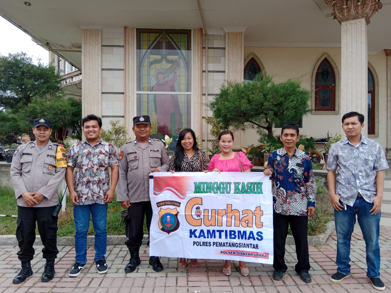 Polsek Siantar Utara Laksanakan Minggu Kasih Curhat Kamtibmas di Gereja Khatolik St Yosep Polsek Siantar Utara Laksanakan Minggu Kasih Curhat Kamtibmas di Gereja Khatolik St Yosep