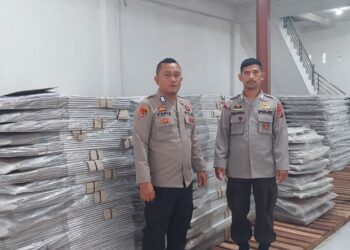 Polres Pematang Siantar Tempatkan  Pengamanan di KPU dan Gudang Logistik