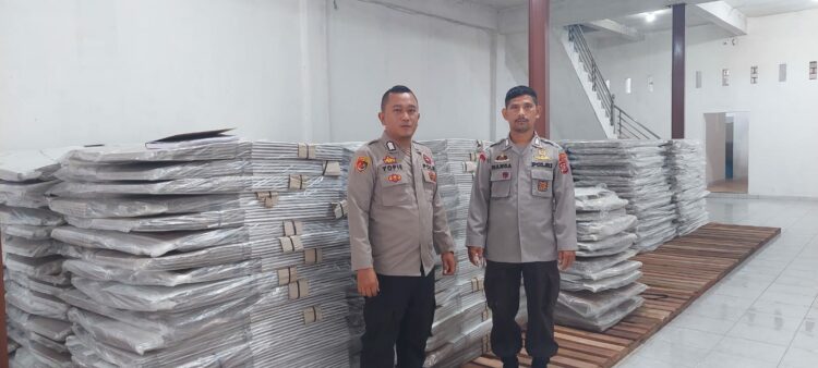 Polres Pematang Siantar Tempatkan  Pengamanan di KPU dan Gudang Logistik