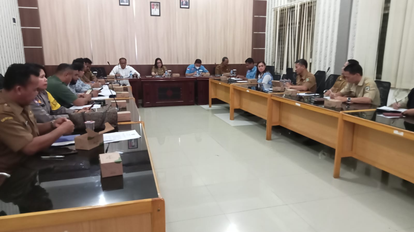 Polres Pematang Siantar Hadiri Rakor Tim Terpadu P4GN