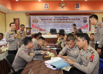Polres Siantar Sambut Kunker Tim Supervisi Ro Ops Polda Sumut 
