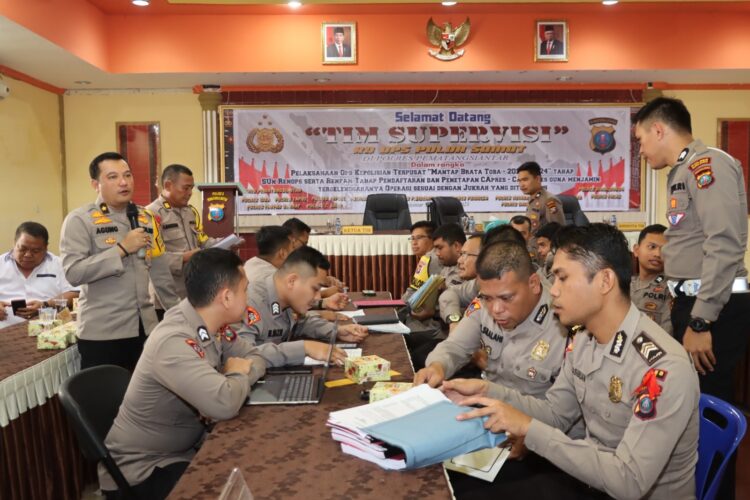 Polres Siantar Sambut Kunker Tim Supervisi Ro Ops Polda Sumut 