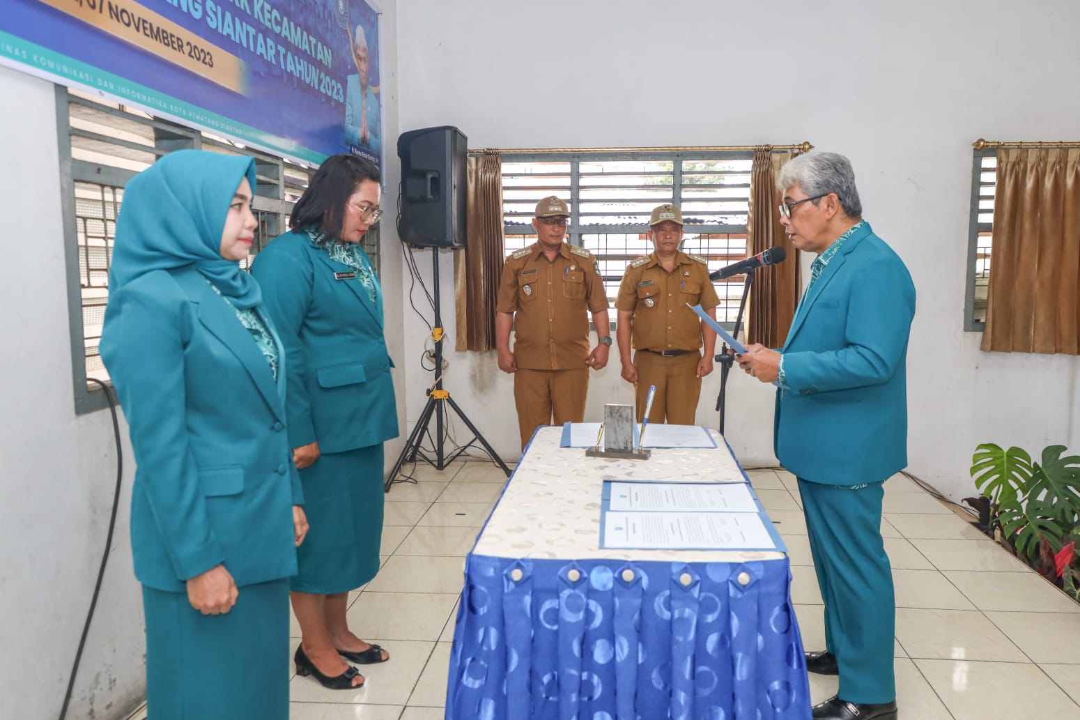 H Kusma Erizal Ginting Lantik 2 Kecamatan dan 28 Kelurahan TP PKK