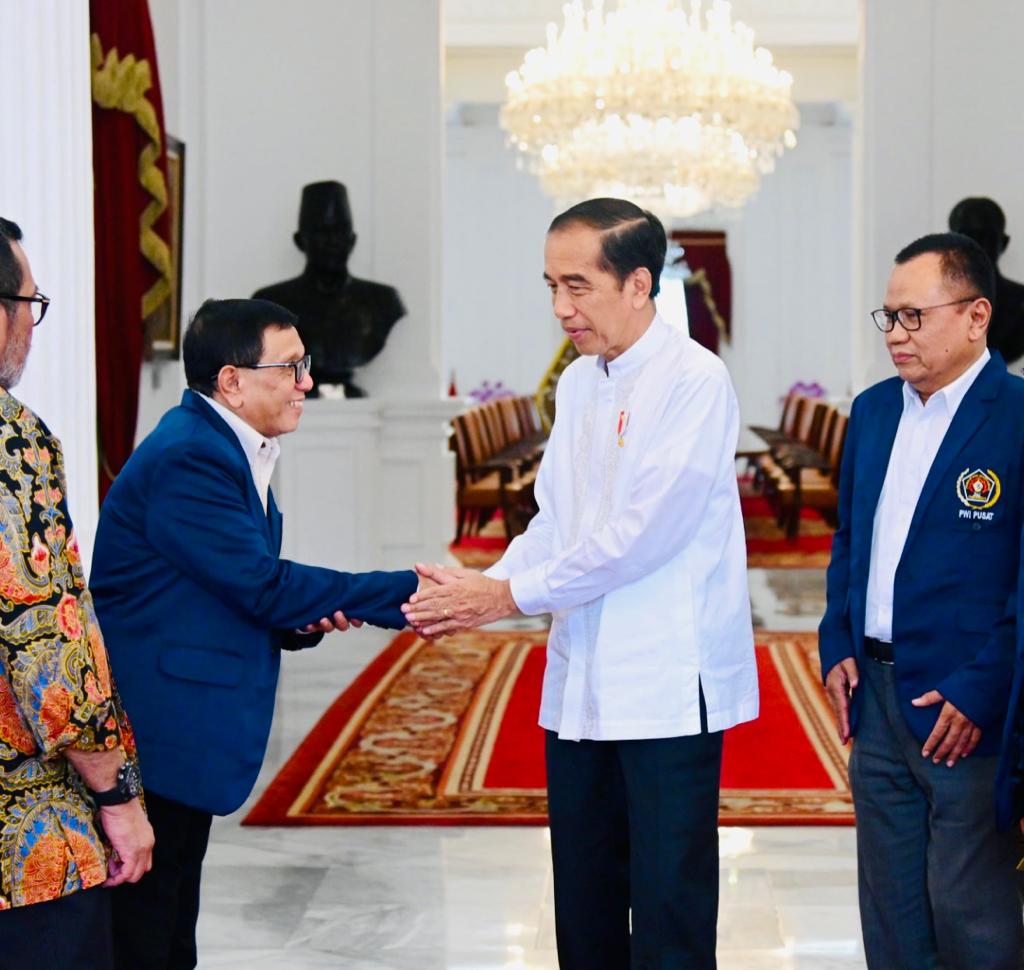 Presiden Jokowi Terima Pengurus PWI Pusat di Istana Merdeka