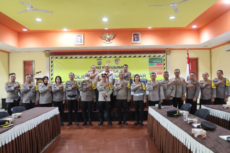 Kapolres Siantar Pimpin Rapat Penyusunan Pagu Usulan TA 2025