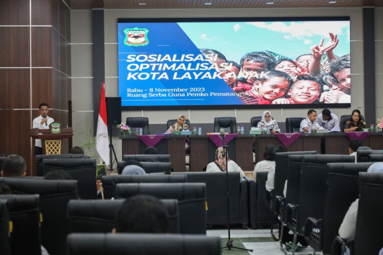 Pemko Siantar Gelar Sosialisasi Optimalisasi Kota Layak Anak 