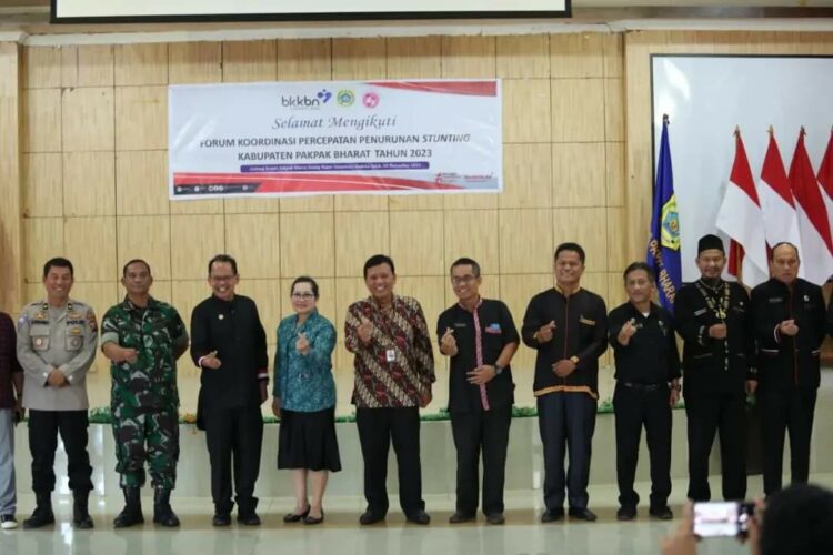 Sekda Jalan Berutu Buka Forum Koordinasi Percepatan Penurunan Stunting Kabupaten Pakpak Bharat
