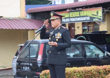 Kapolres Siantar Pimpin Upacara Peringatan Hari Pahlawan Ke 78 
