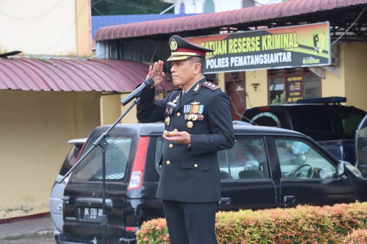Kapolres Siantar Pimpin Upacara Peringatan Hari Pahlawan Ke 78 